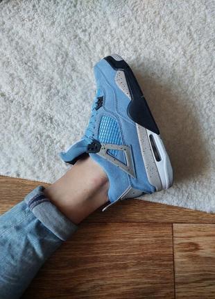 Кросівки nike air jordan retro 4 se university blue