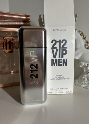 Carolina herrera 212 vip men тестер