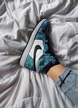 Кросівки nike air jordan retro tie-dye