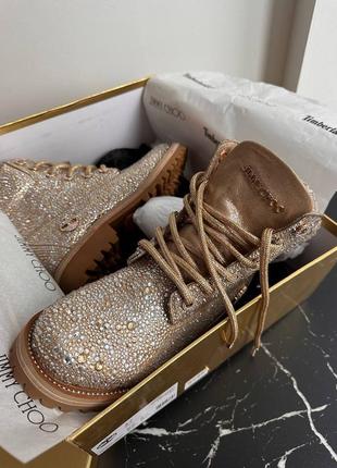 Ботинки тимберленд джимми чу jimmy choo timberland камни