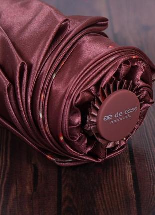 Зонт складной de esse 3148 автомат бордовый