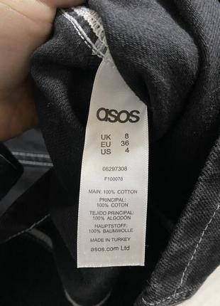 Юбка мини asos denim3 фото