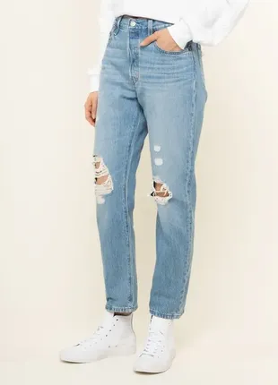 Levis premium 501 оригінал жіночі рвані джинси