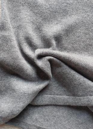 Жіночий довгий светр туніка blue motion m 46р., сірий, віскоза, поліамід, кашемір7 фото