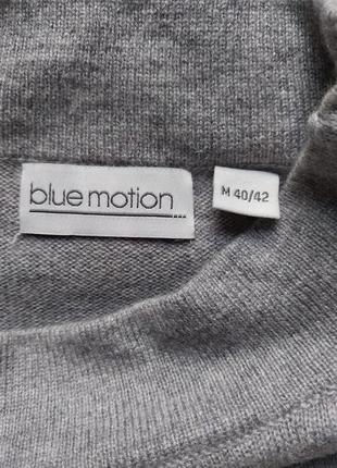 Жіночий довгий светр туніка blue motion m 46р., сірий, віскоза, поліамід, кашемір8 фото