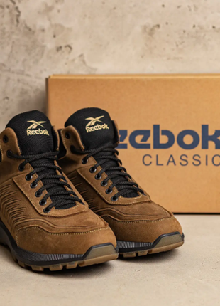 Мужские зимние ботинки reebok classic olive r-07ол бот3 фото