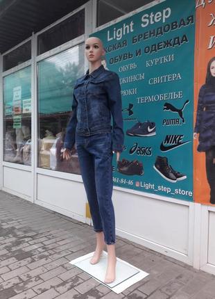 Miss natalie. стильная джинсовая куртка-пиджак. made in italy.1 фото