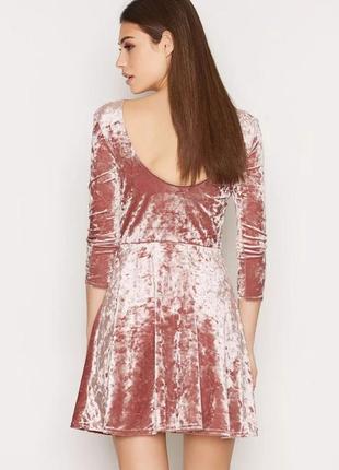 Гарна оксамитова сукня з спідницею сонце кльош/плаття3 фото