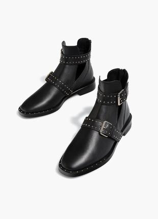 Натуральна шкіра черевики stradivarius оригінал p40