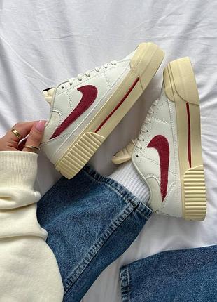 Кроссовки Hippie nike wmns court legacy lift'sail dark beetroot9 фото