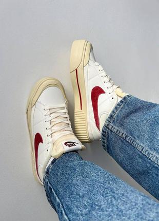 Кроссовки Hippie nike wmns court legacy lift'sail dark beetroot4 фото