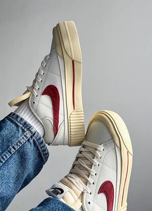 Кроссовки Hippie nike wmns court legacy lift'sail dark beetroot2 фото