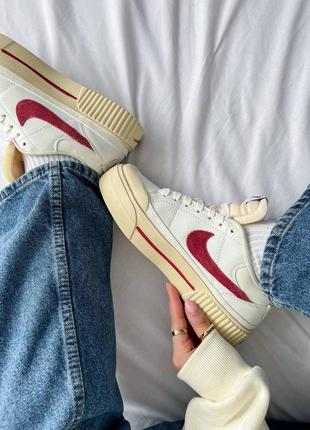 Кроссовки Hippie nike wmns court legacy lift'sail dark beetroot8 фото