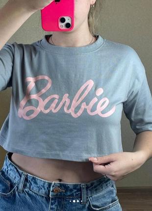 Укороченая футболка от missguided & barbie1 фото
