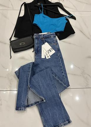 Zara джинси skinny split2 фото