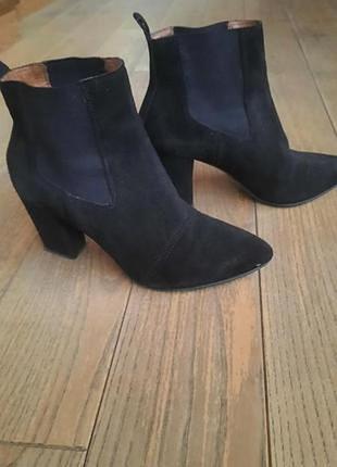 Ботильоны ботиночки замша