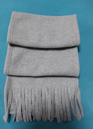 Качественный теплый флисовый шарф