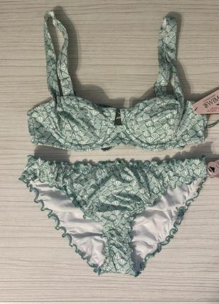 Купальник victoria’s secret топ 34b, плавки s. виктория сикрет