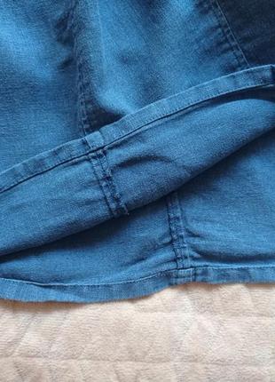 Майка льон, майка під джинс льняна, універсальна зручна дихаюча майка8 фото