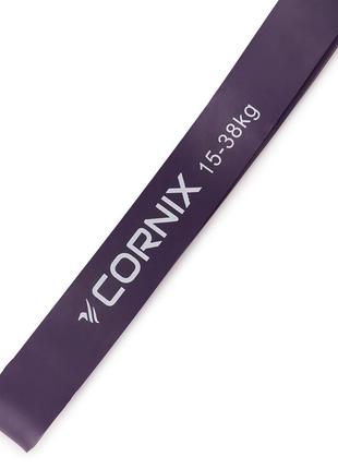 Еспандер-петля cornix power band 7-38 кг (гума для фітнесу та спорту) набір 3 шт xr-01094 фото