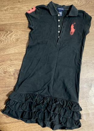 Платье-рубашка поло