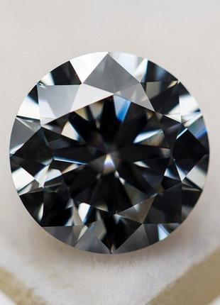 Муасаніт 6.5мм, 1 карат із сертифікатом gra (штучний діамант).7 фото