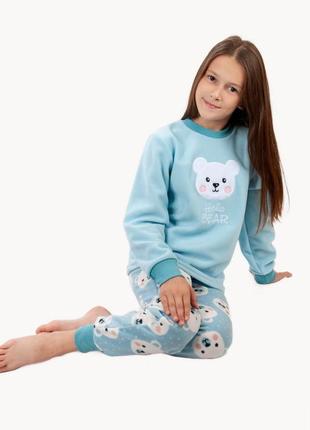 Детская флисовая пижама3 фото