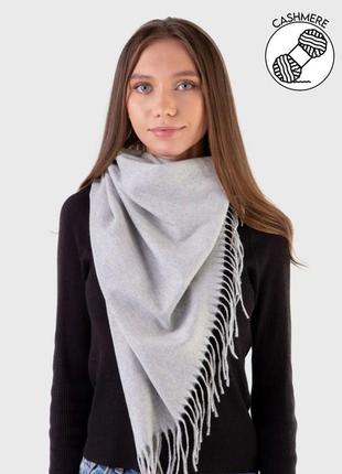 Теплий кашеміровий палантин кашемір женский шарф зимовий шарф хустка недорого палантин однотонний палантин у клітинку