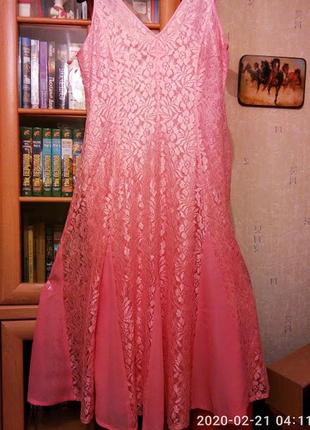 Роскошное дорогое платье на 52-54 р. турция  300 грн.2 фото