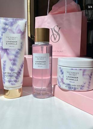 Набор міст лосьон скраб victoria’s secret lavender