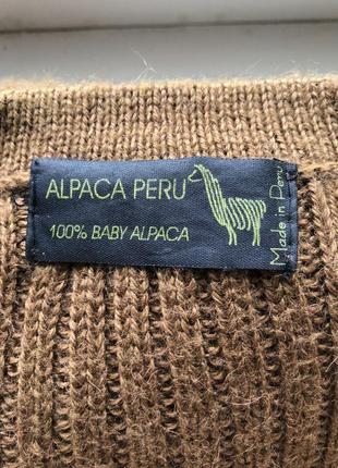 Жилет жилетка альпака беби вязаная вязка baby alpaka peru2 фото