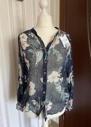 100% шовк блуза шикарна