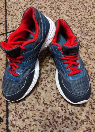 Кросівки demix сині з червоним1 фото