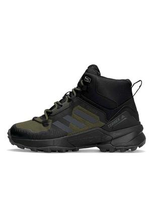 Мужские кроссовки adidas terrex swift r termo army green