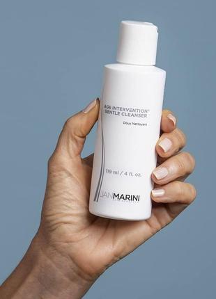 Ніжна очищувальна емульсія для чутливої та реактивної шкіри jan marini age intervention gentle cleanser