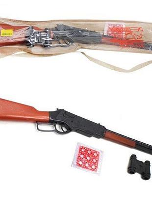 Винтовка "winchester" с пистонами и биноклем