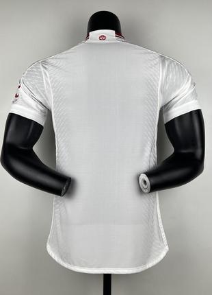 Футболка манчестер юнайтед adidas футбольна форма мю адідас біла виїзна ronaldo роналдо3 фото