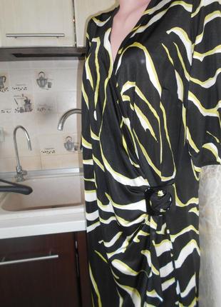 #julien macdonald#роскошное трикотажное платье на запах #большой размер 18 #4 фото