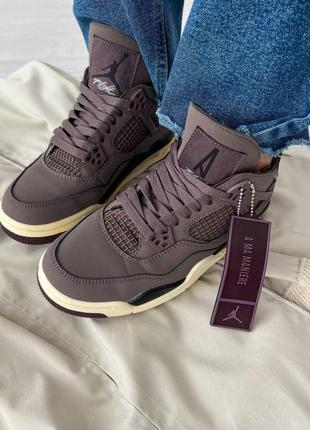 Кроссовки Hippie nike air jordan 4 retro "violet are"