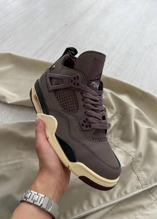 Кроссовки Hippie nike air jordan 4 retro "violet are"