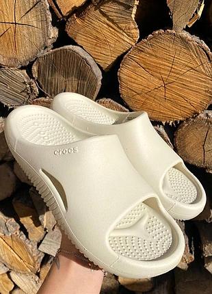 Шлепанцы crocs унисекс mellow slide bone