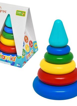 Іграшка розвивальна "пірамідка" (маленька)