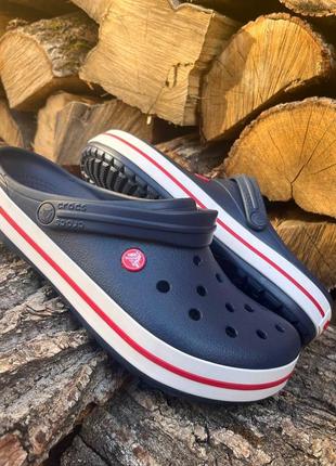 Crocs crocband navy крокси сабо усі розміри у наявності