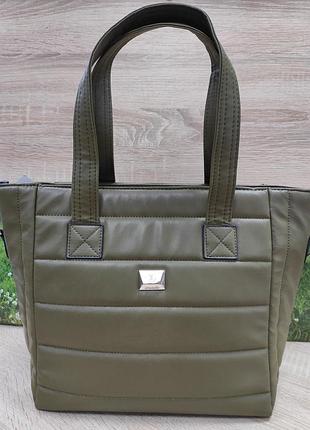 Сумка женская зеленая стильная  (турция)