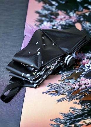 Механічно складана жіноча легка парасолька j.p.s. в ніжному лавандовому кольорі7 фото