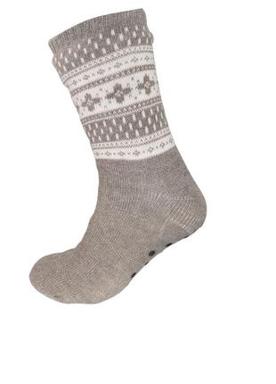 Чоловічі домашні теплі шкарпетки лео "arctik" з гальмами 40-45р.2 фото