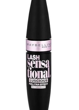 Maybelline lash sensational luscious washable mascara, usa3 фото