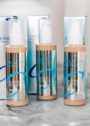 Зволожуючий тональний крем enough collagen moisture foundation spf 15 номера 13 і 21 100 мл