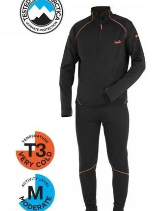 Термобелье мужское -5 до -30 norfin winter line black2 фото