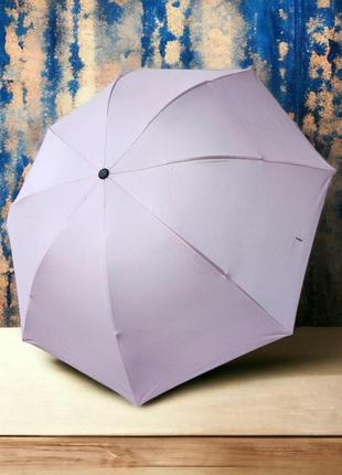 Легка жіноча парасолька механіка j.p.s. у ніжному лавандовому забарвленні2 фото